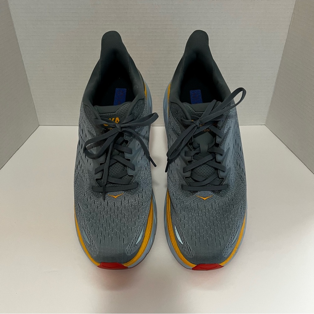 HOKA ONE ONE Running Shoes 12 D Clifton Goblin Blue Mountain Spring